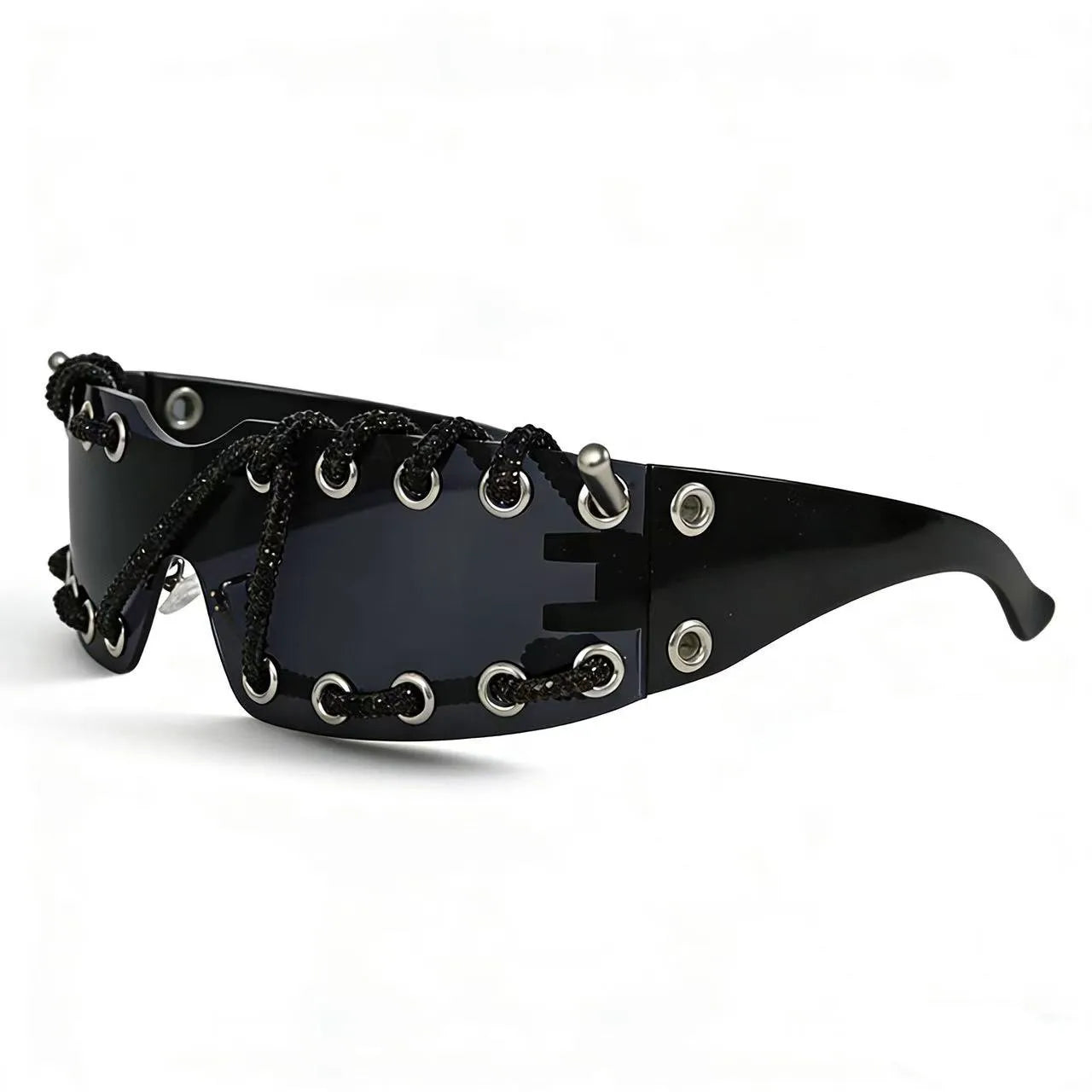 Crystal Chain Like Sunglasses Unique Streetwear