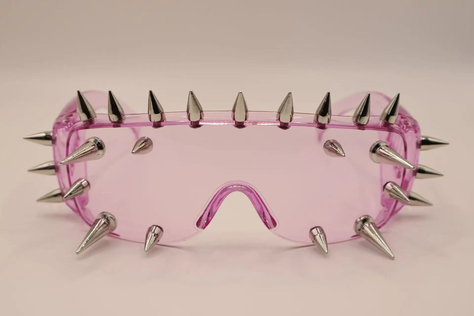 Cyberpunk Demon Eyewear Metal Rivet Sunglasses Steampunk Eyewear
