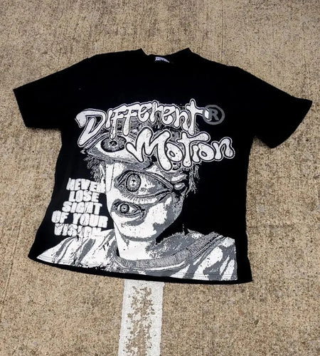 2026 Summer New Men's T-shirt with 3D Pattern Printing Different Motion