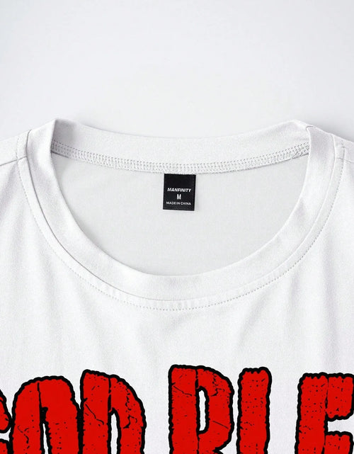 Load image into Gallery viewer, 2026 Summer New Men's Suit - Street Casual Fashion Comfortable Soft Breathable Lightweight 3D Letter Pattern Print
