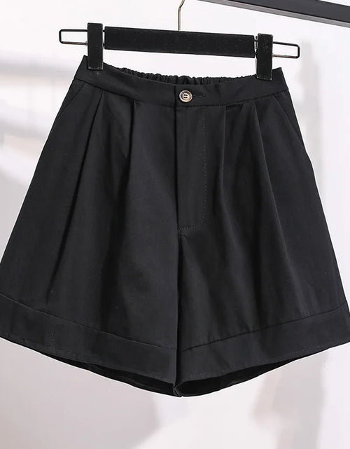 Load image into Gallery viewer, Simple Fashion Solid Shorts Women's High Waist Loose Fitting
