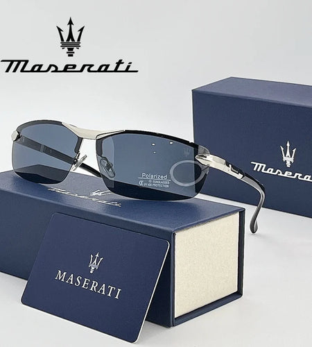 MASERATI Luxury Sunglasses High End for Men Women Polarized UV400 Driving Glasses Classic Style Premium Quality  Fashion Design