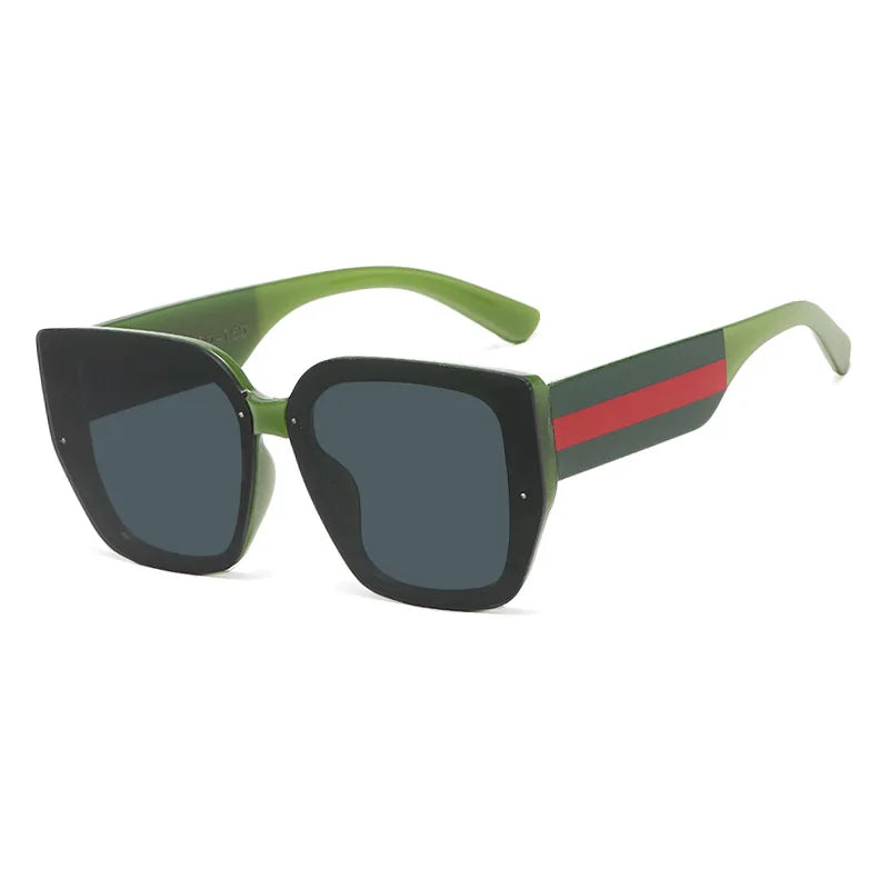 New Sunglasses for Women Retro Fashion Sun Glasses Color Blocked Eyeglass Luxury Brand Design Uv400
