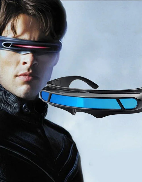 Load image into Gallery viewer, X-men sunglasses Cyclops Cosplay Polarized Sunglasses for Men Women Memory Material Shield  Designer Sunglasses
