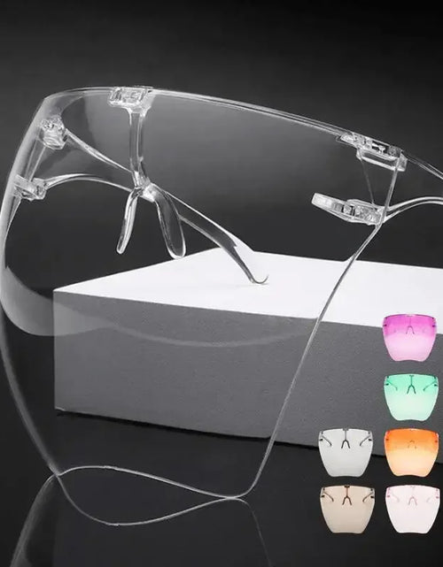 Load image into Gallery viewer, Full Face Sunglasses Mask For Women and Men Protective Faceshield Glasses Goggles Covered Spherical Lens
