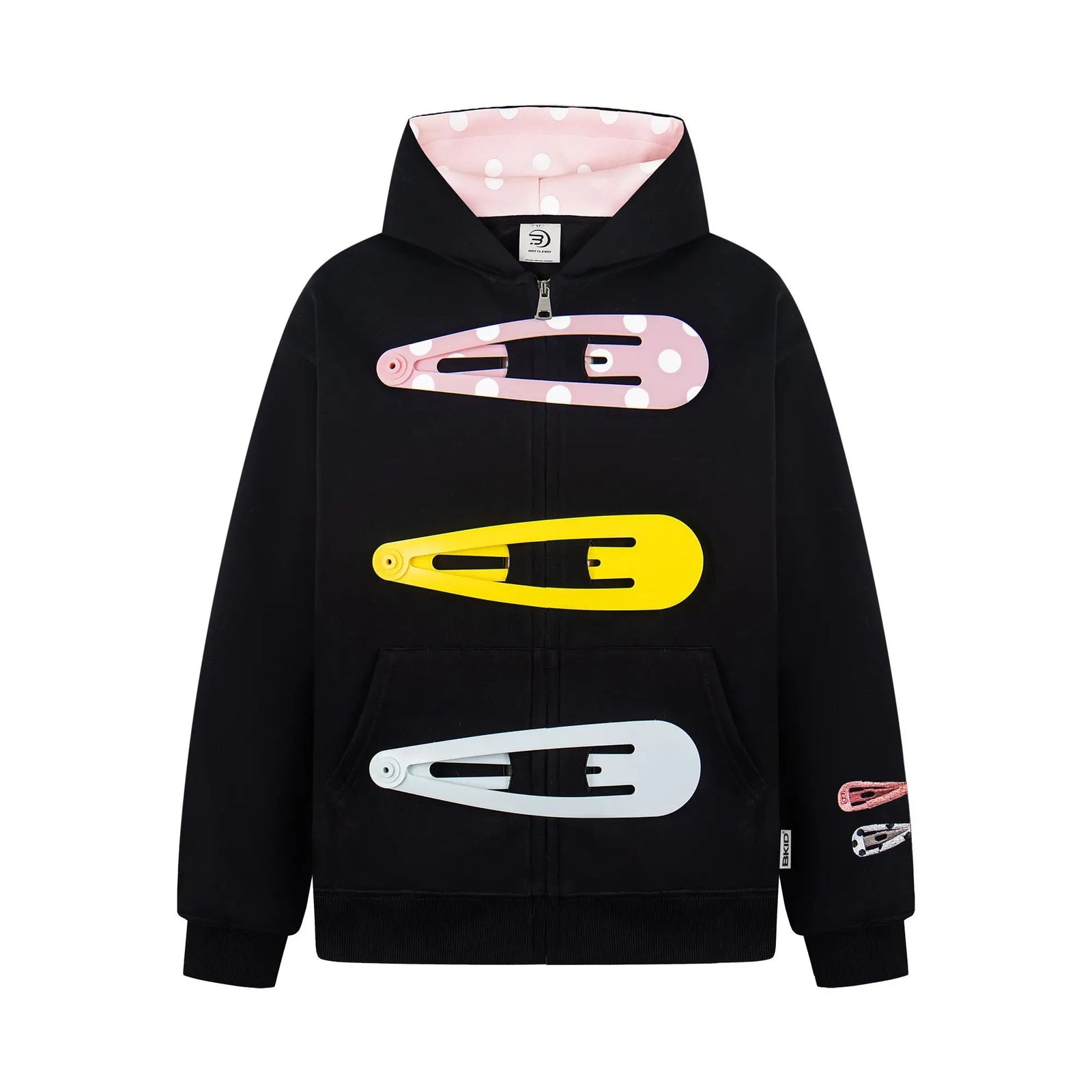 American Fun Detachable Hairpin Hooded Sweatshirt