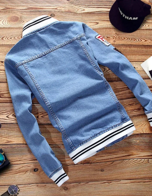 Load image into Gallery viewer, Men's Denim Jackets Fashion Male Trendy Denim
