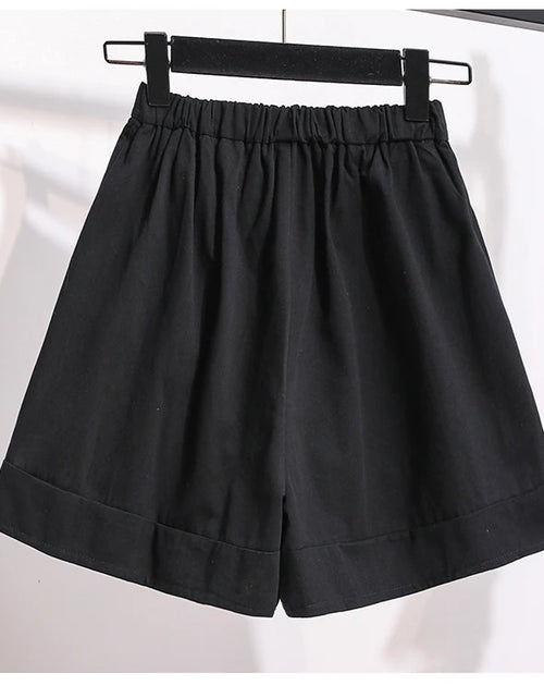 Load image into Gallery viewer, Simple Fashion Solid Shorts Women's High Waist Loose Fitting
