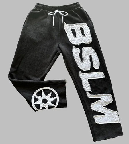 Men's Printed Mesh Sports Jogger Pants Stylish Fashion