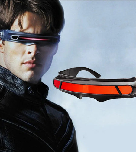X-men sunglasses Cyclops Cosplay Polarized Sunglasses for Men Women Memory Material Shield  Designer Sunglasses
