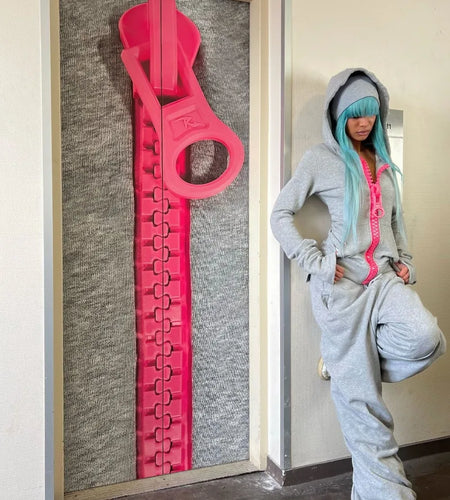 Oversized Zipper Hoodie Women Y2k European and American Retro