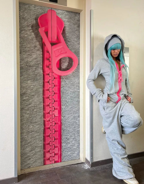 Load image into Gallery viewer, Oversized Zipper Hoodie Women Y2k European and American Retro
