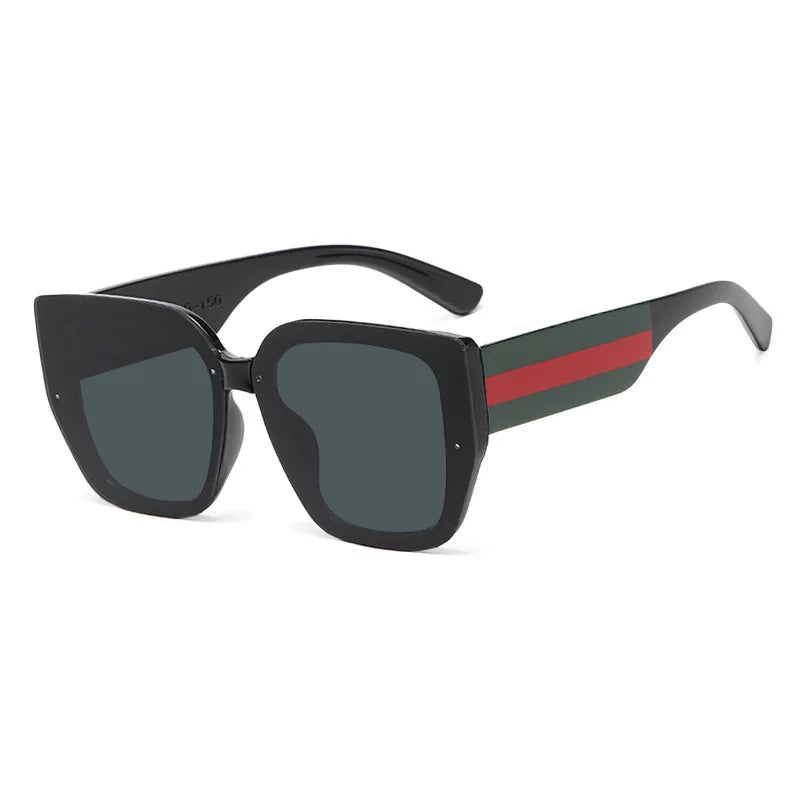 New Sunglasses for Women Retro Fashion Sun Glasses Color Blocked Eyeglass Luxury Brand Design Uv400