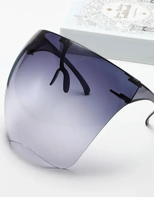 Load image into Gallery viewer, Full Face Sunglasses Mask For Women and Men Protective Faceshield Glasses Goggles Covered Spherical Lens
