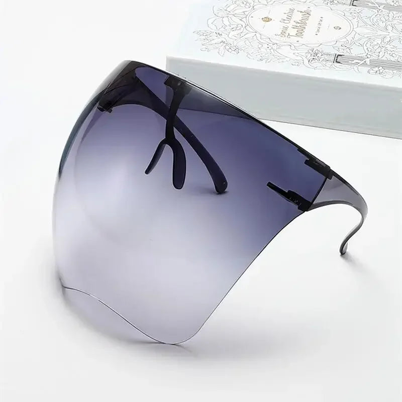 Full Face Sunglasses Mask For Women and Men Protective Faceshield Glasses Goggles Covered Spherical Lens