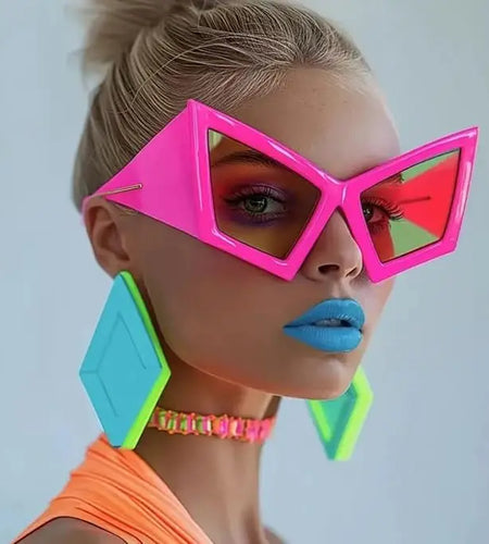 Fashion Oversized Cat Eye Sunglasses Novelty Party Sunglasses