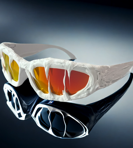 Personal Designer Wrap Around Fashion glasses Oval Vintage Punk Street Sun Glasses