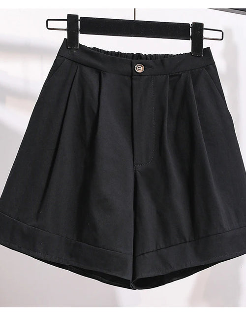 Load image into Gallery viewer, Simple Fashion Solid Shorts Women's High Waist Loose Fitting
