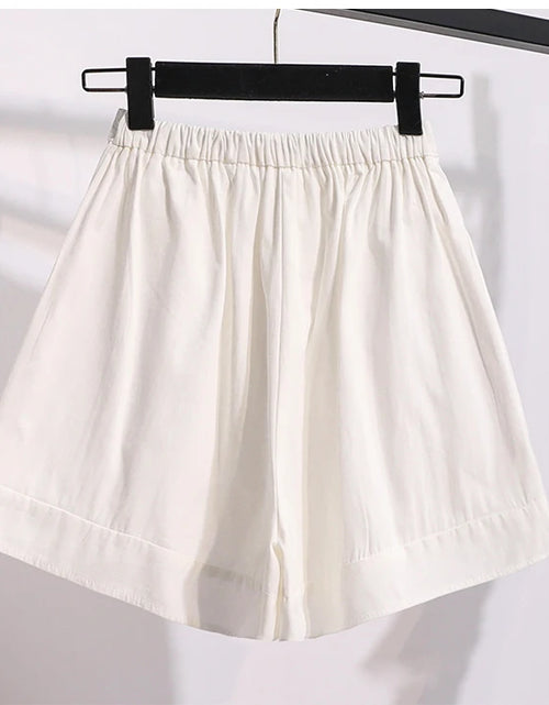 Load image into Gallery viewer, Simple Fashion Solid Shorts Women's High Waist Loose Fitting
