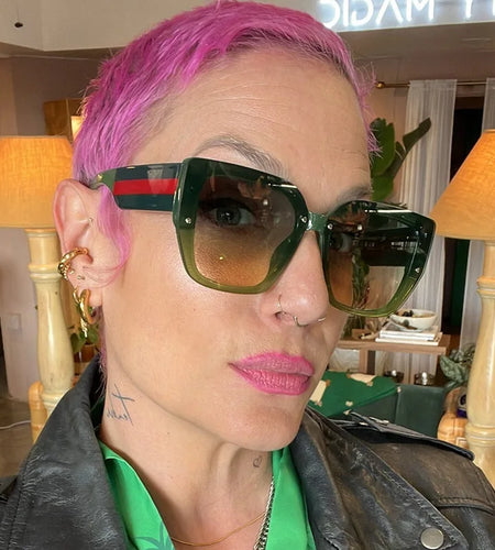 New Sunglasses for Women Retro Fashion Sun Glasses Color Blocked Eyeglass Luxury Brand Design Uv400