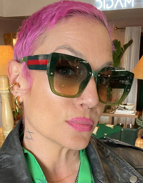 Load image into Gallery viewer, New Sunglasses for Women Retro Fashion Sun Glasses Color Blocked Eyeglass Luxury Brand Design Uv400
