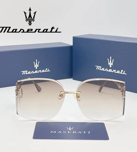 MASERATI Luxury Sunglasses Nylon Sunglasses UV400 Sunglasses for Driving Cycling Beach Outdoor for Men Women Trendy Design