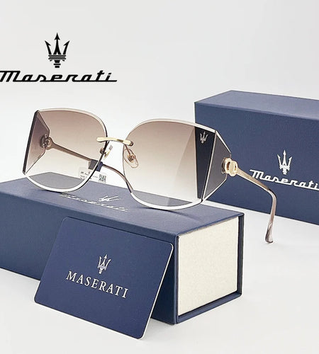 MASERATI Luxury Sunglasses Nylon Sunglasses UV400 Sunglasses for Driving Cycling Beach Outdoor for Men Women Trendy Design