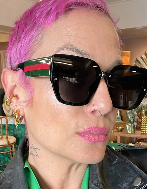 Load image into Gallery viewer, New Sunglasses for Women Retro Fashion Sun Glasses Color Blocked Eyeglass Luxury Brand Design Uv400
