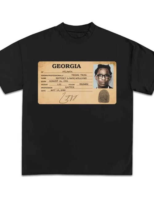 Load image into Gallery viewer, Who's Young Thug Graphic Print Cotton T-Shirt Crew Neck High Quality Short Sleeve Casual Streetwear men clothing streetwear

