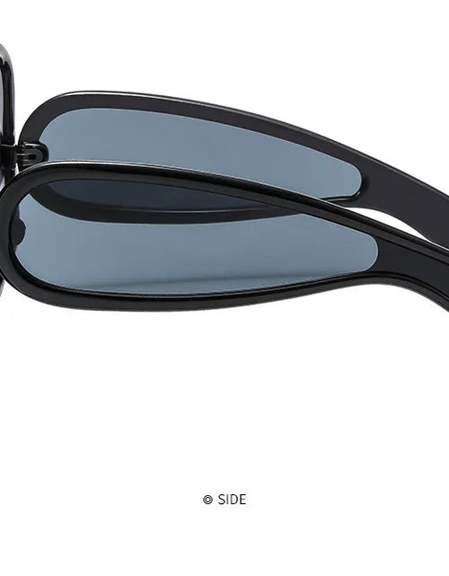 Load image into Gallery viewer, Oversized One-Piece Shield Sunglasses Punk Square Eyewear Vintage Big Frame Sun Glasses
