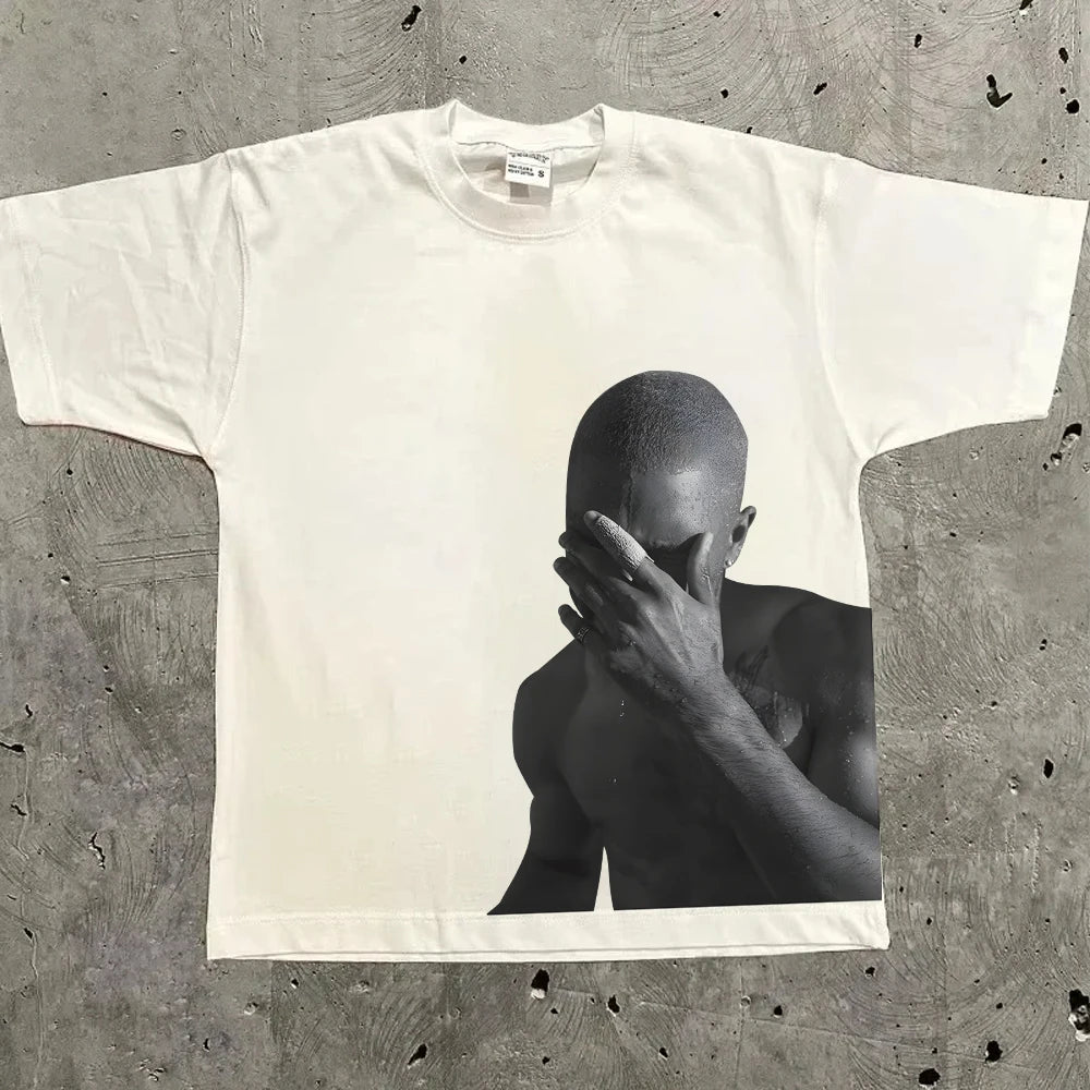 Frank Ocean Blond Retro Graphic T Shirt Men's Hip Hop