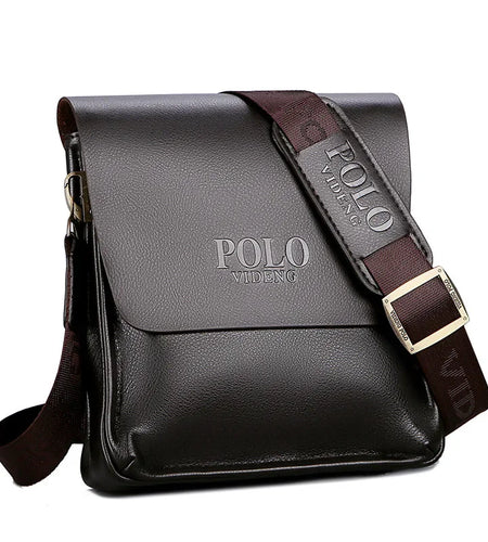 The leisure business single shoulder bag Polo vertical bag man trend inclined shoulder bag