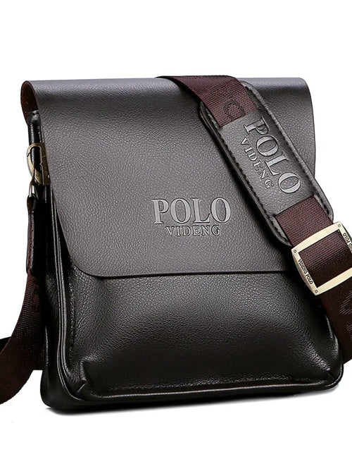 Load image into Gallery viewer, The leisure business single shoulder bag Polo vertical bag man trend inclined shoulder bag
