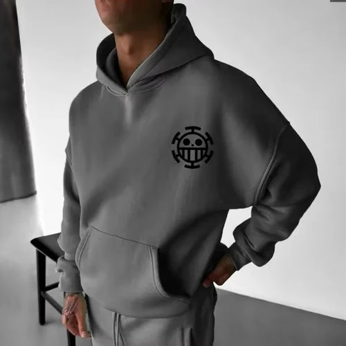 Load image into Gallery viewer, Men's Zoro Anime Men Hooded Sweatshirt Spring Cotton Streetwear Casual Hoodie Graphic Print Cosplay Long Sleeve Hoodie
